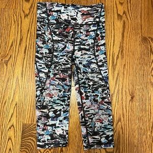 Lululemon Fast and Free high rise crop 19”